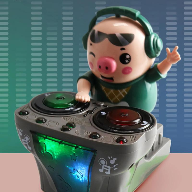 Soulora™ 🐷🎶✨DJ Piggy Swinging Music Toy