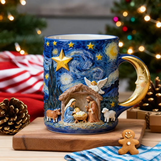 Starry Night Mug — Hold Van Gogh’s Masterpiece in Your Hands