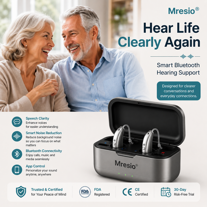 🔥 Last Day! Mresio® Smart Bluetooth Hearing Aids — Hear Clearly, Stay Connected & Enjoy Every Moment Before Price Goes Up
