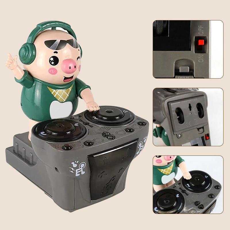 Soulora™ 🐷🎶✨DJ Piggy Swinging Music Toy