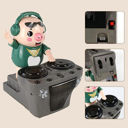 Soulora™ 🐷🎶✨DJ Piggy Swinging Music Toy
